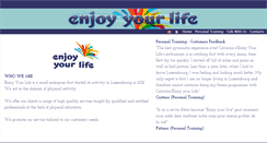 Desktop Screenshot of enjoyourlife.net